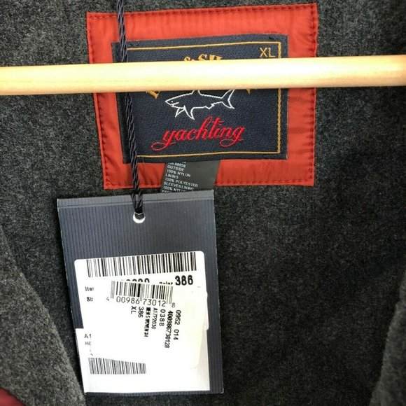 Paul&Shark Yachting Men's Brick Color Quilted Coat - Picture 11 of 12